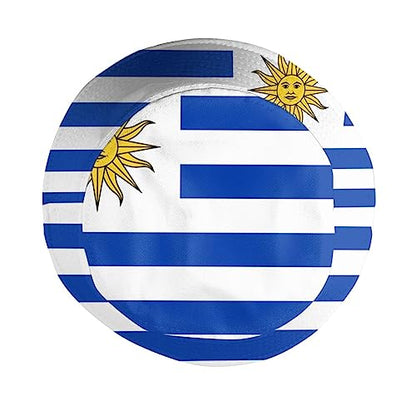 Cute Funny Flag Bucket Hat Packable Fashion Sun Cap Outdoor Flag Fisherman Hat for Women Men Boys Girls - color: Uruguay Flag/S010