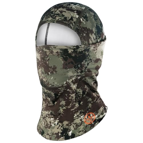 BASSDASH Winter Balaclava Fleece Ski Mask Ninja Hood Neck Warmer Fishing Hunting - color: Grunge Camo