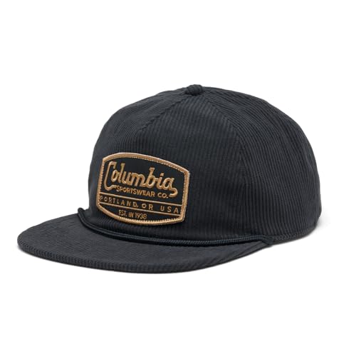 Columbia Unisex Packsaddle Corduroy Snap Back - color: Black/Csc Tracks