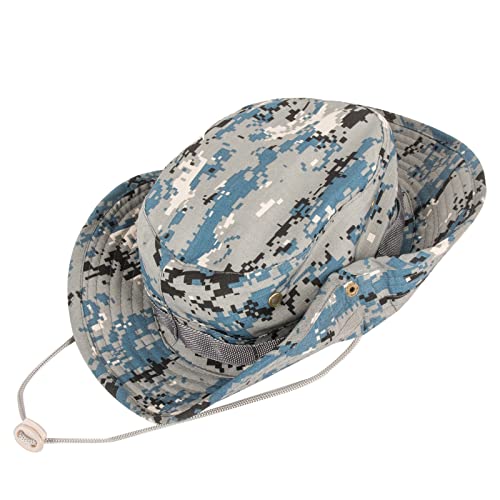 Sun Hats for Men Women Bucket Hat UPF 50+ Boonie Hat Foldable UV Protection Hiking Beach Fishing Summer Safari - color: 1pack-blue-1