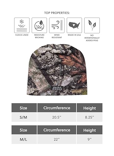 Skida Women and Men's Stretch Fit Fleece Lined Beanie Ski Hat - Performance Lightweight Fabric, Ideal for Winter Sports - color: Multi, size: Small-Medium