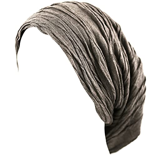 Chemo Slouchy Style Baggy Beanie Cancer Headwear for Women Fleece Lining Winter Hat - color: 6. 2800 - Khaki