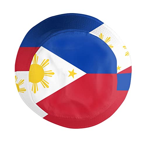 Cute Funny Flag Bucket Hat Packable Fashion Sun Cap Outdoor Flag Fisherman Hat for Women Men Boys Girls - color: Philippines Flag Filipino Flag