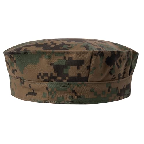 Rothco 8 Point No Emblem Cap - color: Woodland Digital, size: X-Small