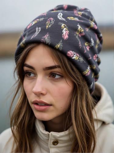 Tergy 4/10/12 Pieces Unisex Beanie Hats for Men Women Slouchy Beanie Hip-Hop Caps Lighweight Soft Skull Caps for Chemo Sleep - color: 10 Colors