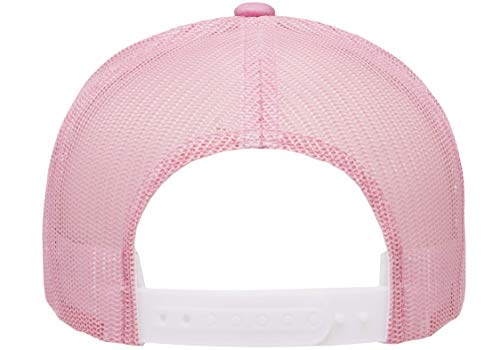 Yupoong Yp Classics Retro Trucker Cap - color: Pink, size: One Size, style: Single