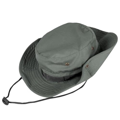 Sun Hats for Men Women Bucket Hat UPF 50+ Boonie Hat Foldable UV Protection Hiking Beach Fishing Summer Safari - color: 1pack-dark Gray