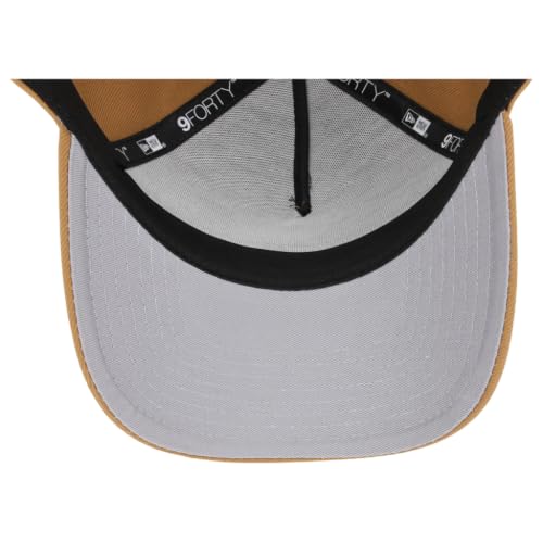 New Era 9FORTY A-Frame Snapback – Blank Custom Cap with Performance Fit from the Icon of Sports and Streetwear Culture - color: Khaki