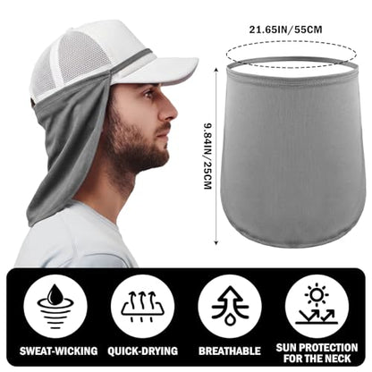 Tatuo Neck Neck Cover for Sun - color: Black, Gray, Green, Camouflage