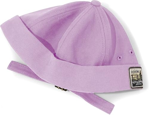 Glamorstar Dome Brimless Hats for Women Men Sailor Docker Beanie Cap Hip Hop Hats - color: Purple D