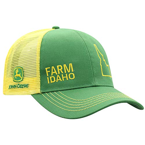 John Deere Farm State Pride Contrast Mesh Back Core Baseball Cap - color: Idaho