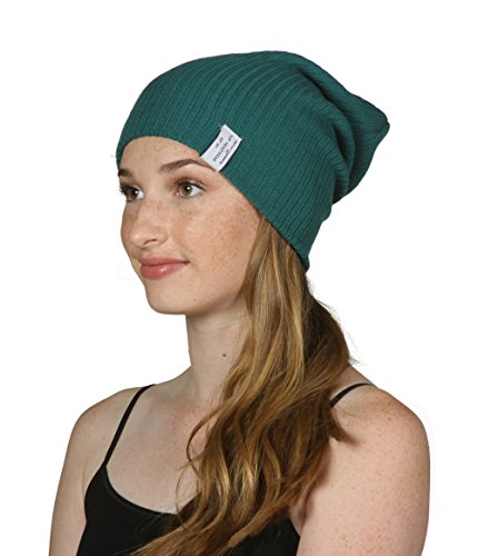 TOP HEADWEAR Soft Ribbed Slouchy Beanie - color: Teal