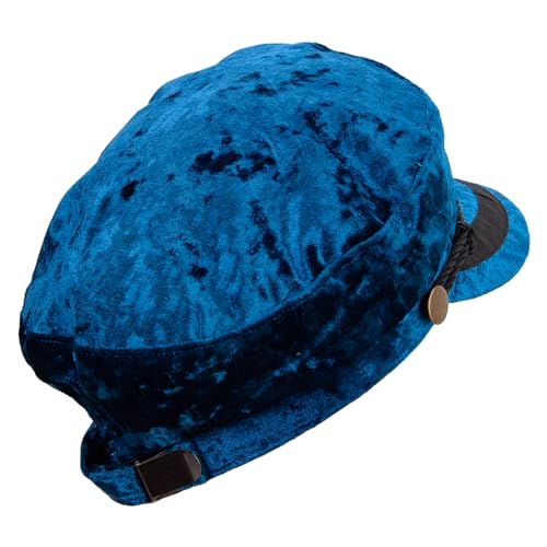 Jeanne Simmons Women's Crushed Velvet Sailor Hat - color: Royal Blue