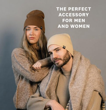 Original Beanie Cap - Soft Knit Beanie Hat - Warm and Durable - color: Forest Green