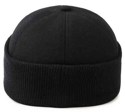 Mens Winter Beanie Hat Earflaps with Brim and Scarf Snow Ski Caps Baseball Cap for Outdoor Sport