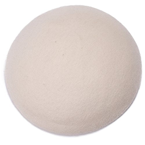 Cute Wool Felt Pillbox Hat Millinery Round Fascinator Base Craft Supply A048 - color: White