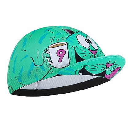 Funny Cycling Cap - Men and Women Cycling Hat-Under Helmet Bike Cap One Size - color: Aa5