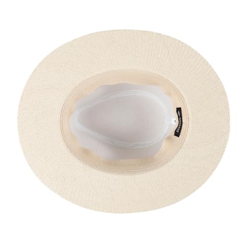 Dockers Men's Straw Fedora and Panama Hat - color: Navy Band, size: Large-X-Large