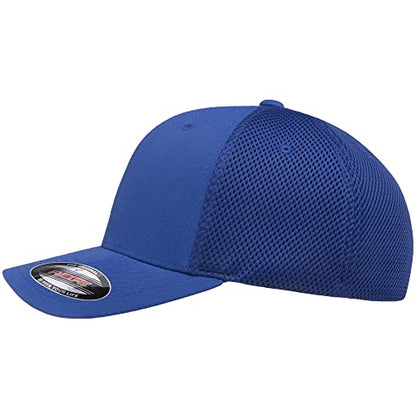 Flexfit 6533 Ultrafibre & Airmesh Lightweight Stretch-Fitted Cap - color: Royal, size: Large-X-Large