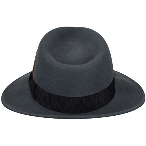 Bailey of Hollywood Men's Fedora Hat - color: Graphite, size: Medium