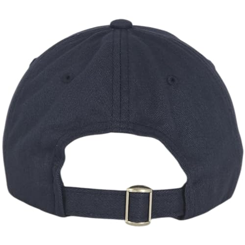 E BY ELIDAN Boston EST 1630 Dad Hat, Embroidered Cotton Baseball Cap - color: Navy Est 1630 Pink