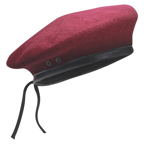 Rothco G.I. Style Wool Beret - Versatile Colors for Everyday Wear - color: Maroon, size: 7 1/2
