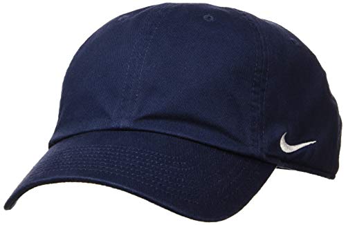 Nike Men's 518015-010 Tech Swoosh Cap - color: Azul (College Navy/White 419)