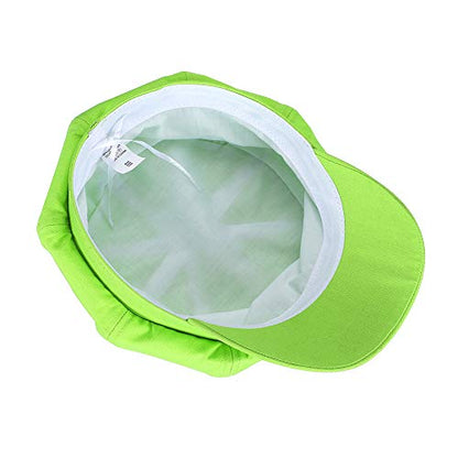Newsboy Cabbie Baker boy hat Beret Cap for Women Pageboy Visor Paperboy Hat Sailor Fiddler Hat Adjustable - color: Green