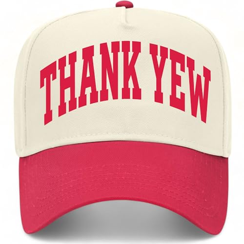 Thank Yew Collegiate Hat - color: Red/Natural