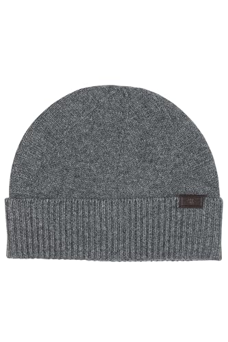 Hickey Freeman 100% Cashmere Hat for Men - color: New Grey, style: Solid Jersey