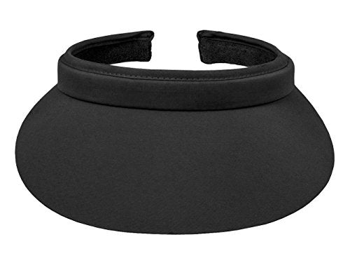 TOP HEADWEAR Nylon Clip-On Visor - color: Black