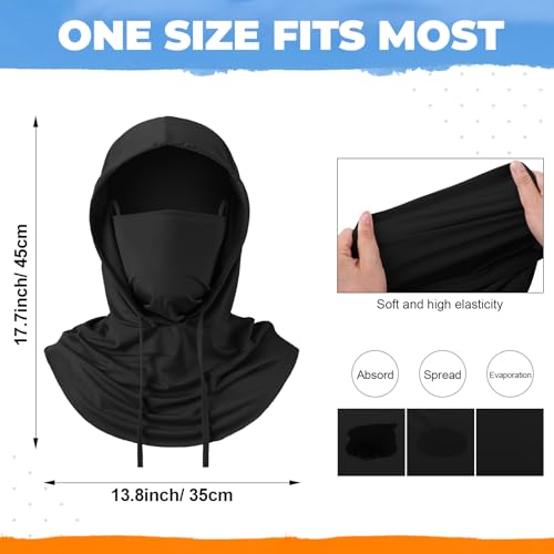 Funtery Summer Cooling Balaclava Mask - color: Black