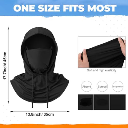 Funtery Summer Cooling Balaclava Mask - color: Black