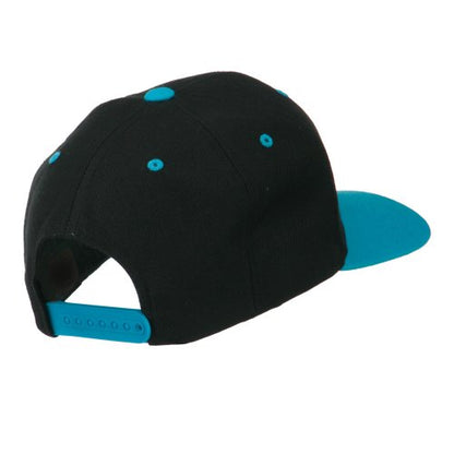 e4Hats.com Fly Embroidered Flat Bill Cap - color: Black Blue Green