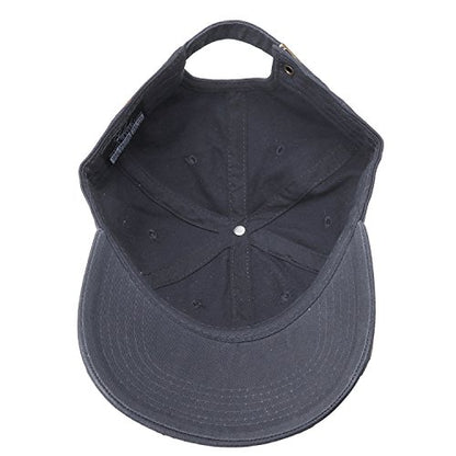Falari Classic Baseball Cap Dad Hat 100% Cotton Soft Adjustable Size - color: Charcoal