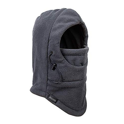 REDESS Winter Windproof Hat, Unisex Children Heavyweight Balaclava, Ski Mask with Thick Warm Fleece Face Cover - color: Dark Gray