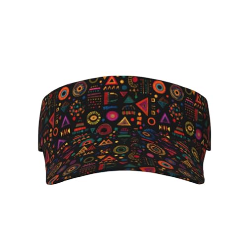 Unisex Adjustable Sports Sun Visor - color: Pattern