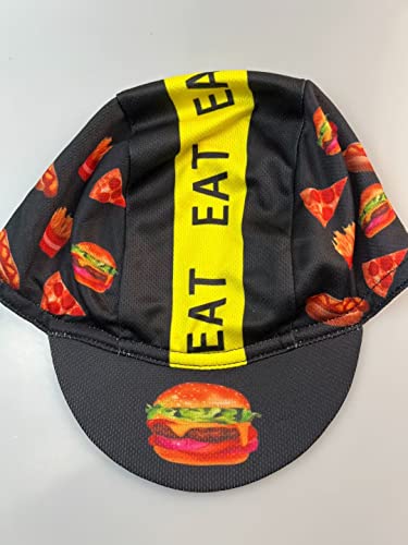 Funny Cycling Cap - Polyester Cycling Hat-Under Helmet - Cycling Helmet Liner Breathable&Sweat Uptake - color: F12