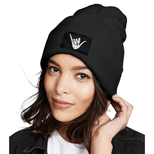 Cool Graphic Beanie for Men and Women - Black - color: Skeleton3