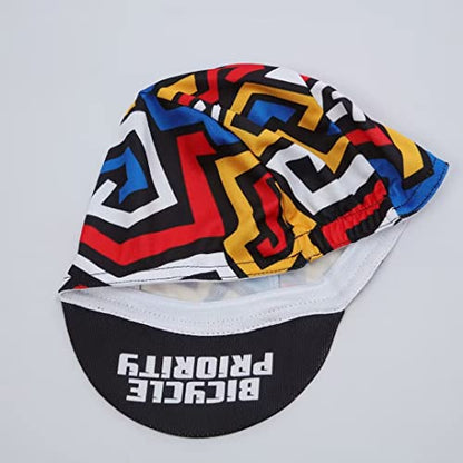 Man's Cycling Cap - Polyester Road Cycling Hat-Under Helmet - Cycling Helmet Liner Breathable&Sweat Uptake - color: Ccg