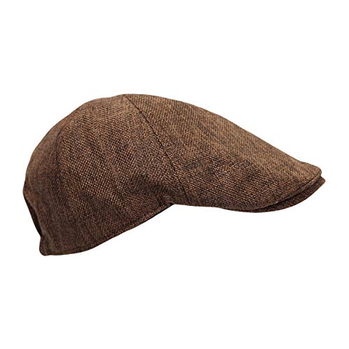 WITHMOONS Ivy Cap Summer Mesh Newsboy Irish Gatsby Golf Hats TZ30047 - color: Brown, size: One Size