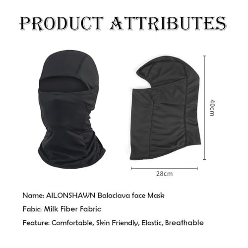 Ski Mask Balaclava Motorcycle Summer Sun UV Protection Face Mask for Men - color: Navy Blue