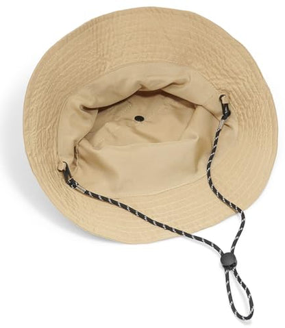 Unisex Waterproof Foldable Bucket Hat Packable Sun Cap for Hiking - color: Khaki