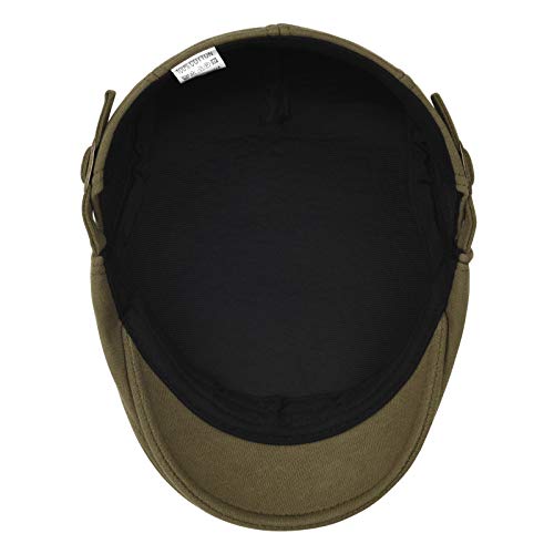VOBOOM Men Newsboy Cap Cotton Flat Ivy Gatsby Driving Hat - color: Green