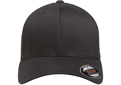 Flexfit Men's Athletic Baseball Fitted Cap - color: Black, size: XX-Large