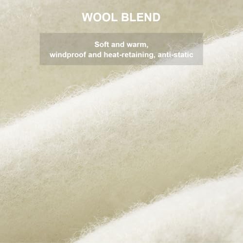 Women Classic Wool Blend Berets Elegant Flat Beret Caps Retro Peaked Cap Hats Autumn Winter Hat Solid Color - color: Beige