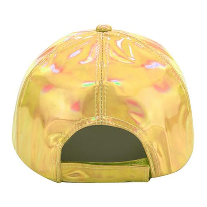 Women's Men's Fashion Baseball Cap Adjustable Strapback Hats Dad Hat Visor Sports Hat - color: Gold