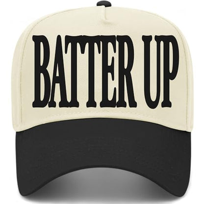 BROTHER TRUCKERS Batter Up Hat - color: Black/Natural