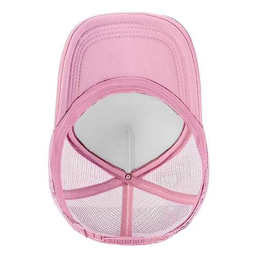 Funny Trucker Hats for Women Country Women's Trucker Hats Breathable Mesh Summer Caps Adjustable Pink Hats - color: Daddy Needs a Beer