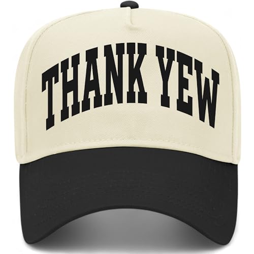 Thank Yew Collegiate Hat - color: Black/Natural